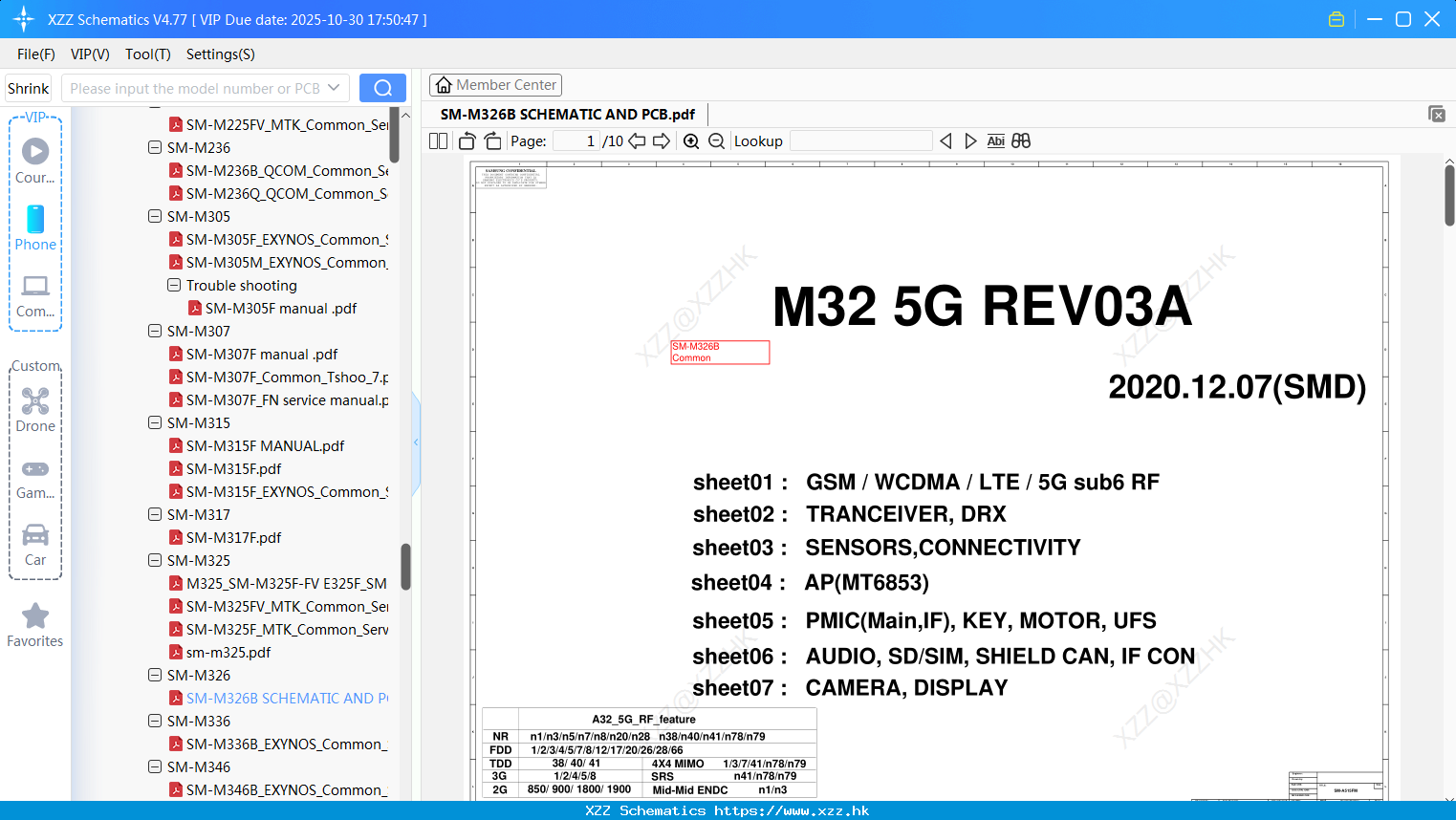 Samsung SM-M326B SCHEMATIC AND PCB